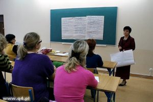 dr Joanna Borowiak poprowadziła warsztaty w Akademickim Centrum przy Wyższej Szkole Humanistyczno - Ekonomicznej we Włocławku