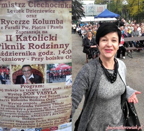 Poseł Joanna Borowiak uczestniczyła na zaproszenie Rycerzy Kolumba w II Katolickim Pikniku Rodzinnym w Ciechocinku