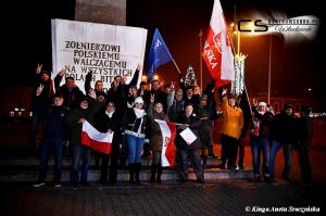 Nocny happening opozycji we Włocławku