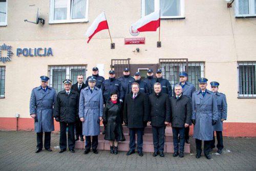 Sekretarz Stanu w MSWiA Jarosław Zieliński otworzył Posterunki Policji w Lubieniu Kujawskim i Chodczu