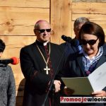 Uroczystość otwarcia zabytkowego kościoła w Parku Etnograficznym w Kłóbce