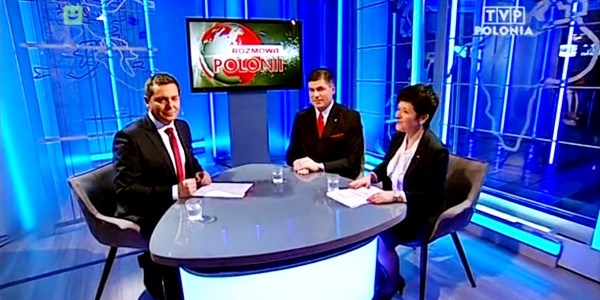 Poseł Joanna Borowiak była gościem programu "Rozmowa Polonii" w Telewizji Polonia