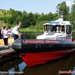 Uroczyste wodowanie łodzi ratunkowej WOPR w Marinie Zarzeczewo