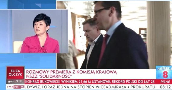 Poseł Joanna Borowiak gościem w porannym programie Minęła 8 w TVPInfo