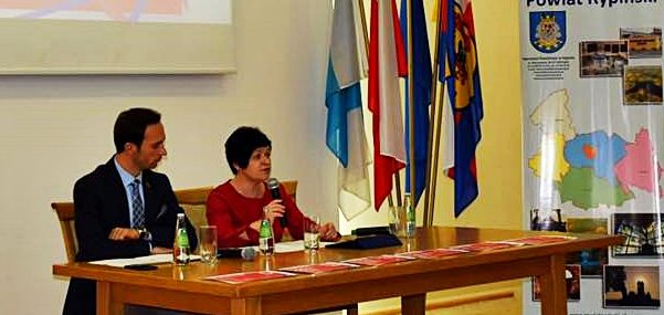 Konferencja prasowa Poseł Joanny Borowiak w Rypinie z udziałem Burmistrza Pawła Grzybowskiego