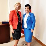 Spotkanie Poseł Joanny Borowiak z Minister Rodziny, Pracy i Polityki Społecznej
