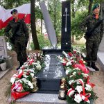 Uroczystość pośmiertnego awansowania kapitana Floriana Laskowskiego w Grucie