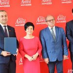 Uroczystość podpisania listu intencyjnego w sprawie powstania Akademii Koszykówki Anwilu