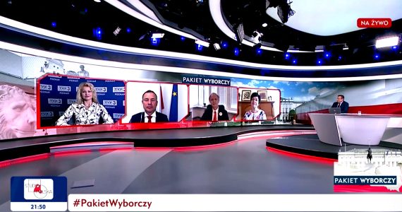 Poseł Joanna Borowiak gościem w programie TVP Info Pakiet Wyborczy