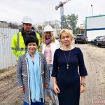 Poseł Joanna Borowiak gościła na budowie nowego gmachu Sądu Okręgowego we Włocławku