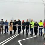 Uroczystość otwarcia drogi powiatowej w Łówkowicach wyremontowanej z RFIL