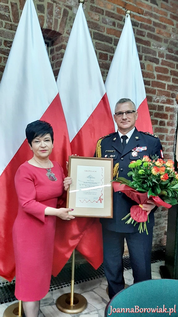 Gratulacje dla Kujawsko-Pomorskiego Komendanta Państwowej Straży Pożarnej