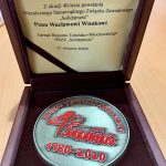 Medal 40-lecia Solidarności dla Wacława Wnuka