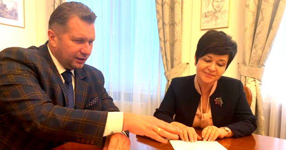 Poseł Joanna Borowiak spotkała się z Ministrem Przemysławem Czarnkiem