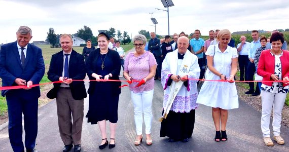 Kolejna droga w Gmina Wąpielsk została dziś oficjalnie oddana do użytku mieszkańców
