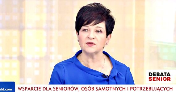 Poseł Joanna Borowiak gościem w programie TVP Info Debata Senior