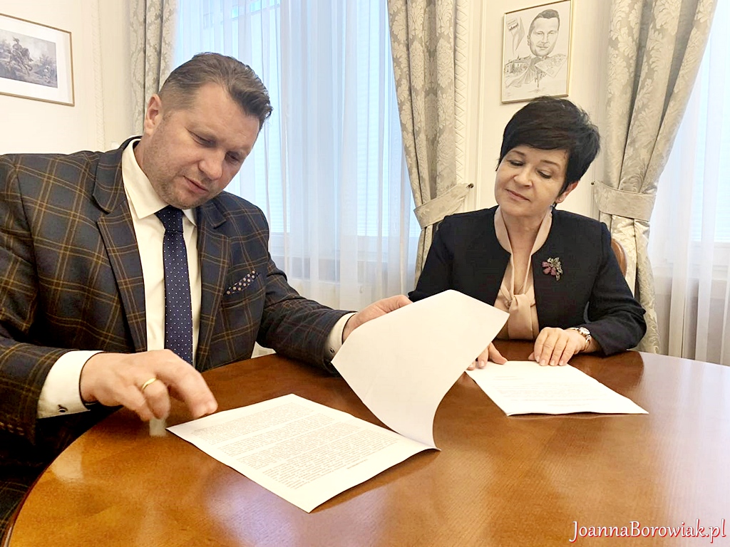 Poseł Joanna Borowiak z wizytą u Ministra Edukacji