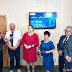 Konferencja prasowa Prawa i Sprawiedliwości we Włocławku na temat rozstrzygnięcia Programu Odbudowy Zabytków