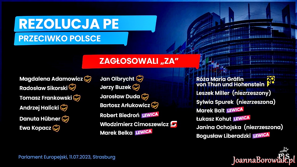 Poseł Joanna Borowiak gościem w programie TVP Info Minęła 8 i Minęła 9