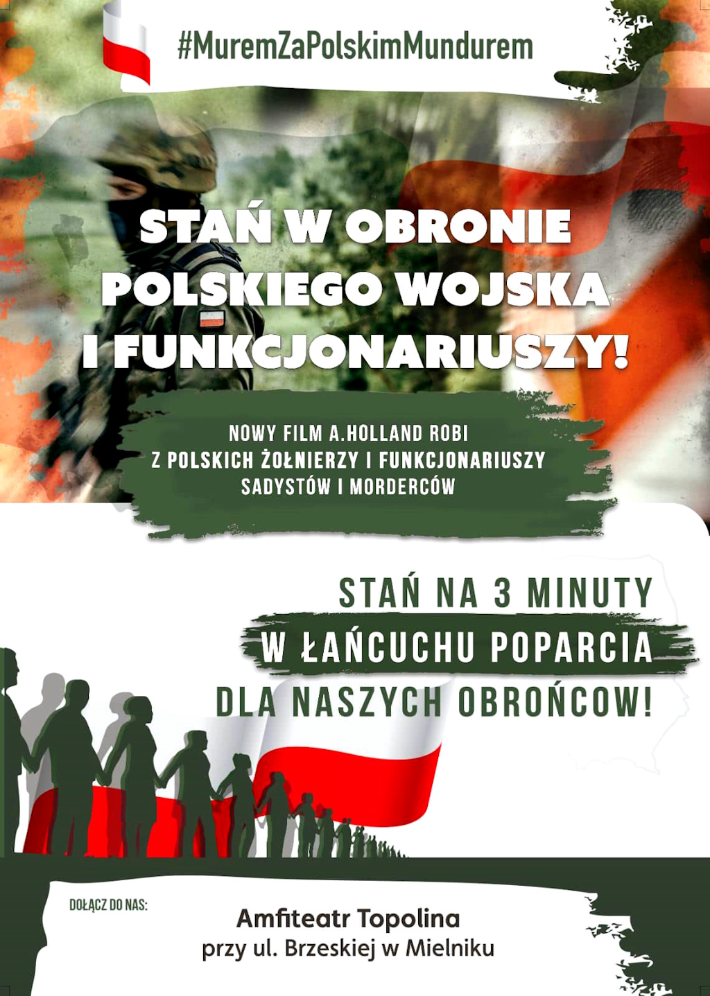 Stańmy w obronie Polskiego Wojska i Funkcjonariuszy!